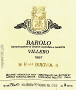 Barolo-Brolio-Villero 1997